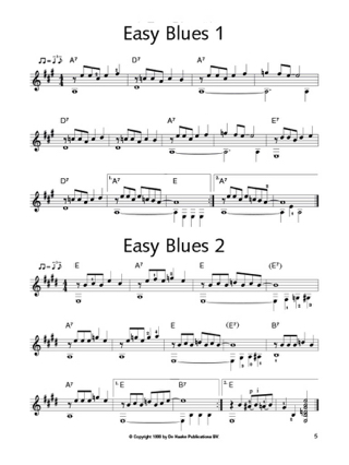 Blue Strings - JNM Van Den Langenberg - Partition - Guitare